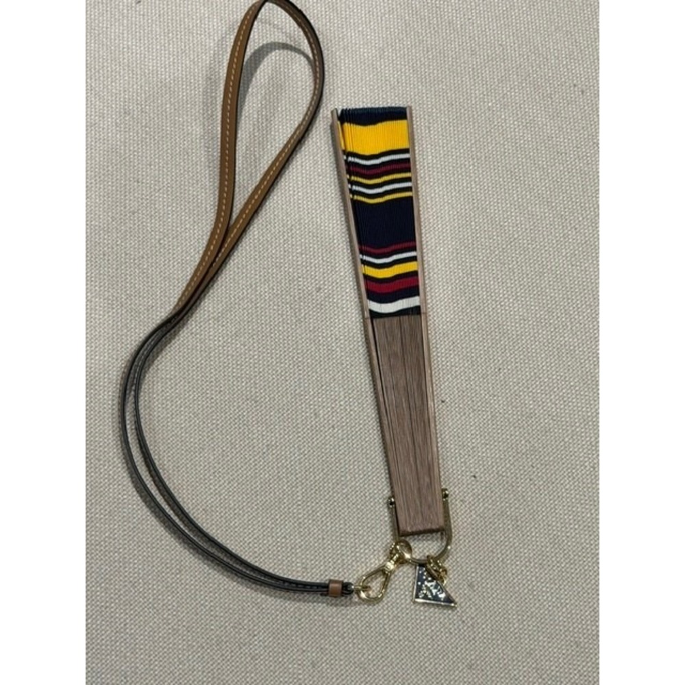 Authentic PRADA FAN With Leather Strap - Picture 6 of 7
